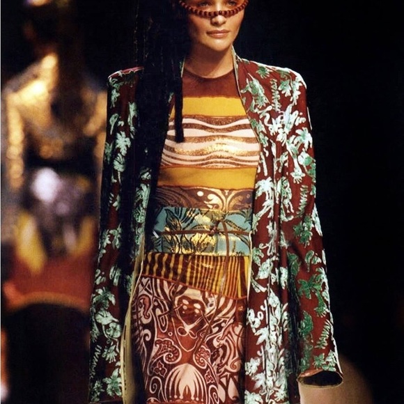 Jean Paul Gaultier Soleil 90s Vintage Mesh Maxi Dress, size M - Picture 14 of 14